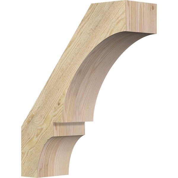 Ekena Millwork 6"W x 18"D x 22"H Balboa Rough Sawn Knee Brace, Douglas Fir BRC06X18X22BOA00RDF - main